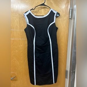 Worthington Dress Sleeveless Womens 12 Black White Dress Size 12